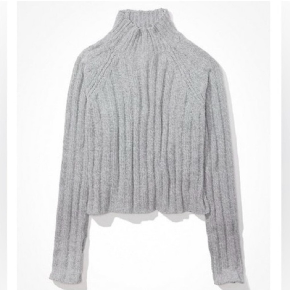 American Eagle mock neck sweater